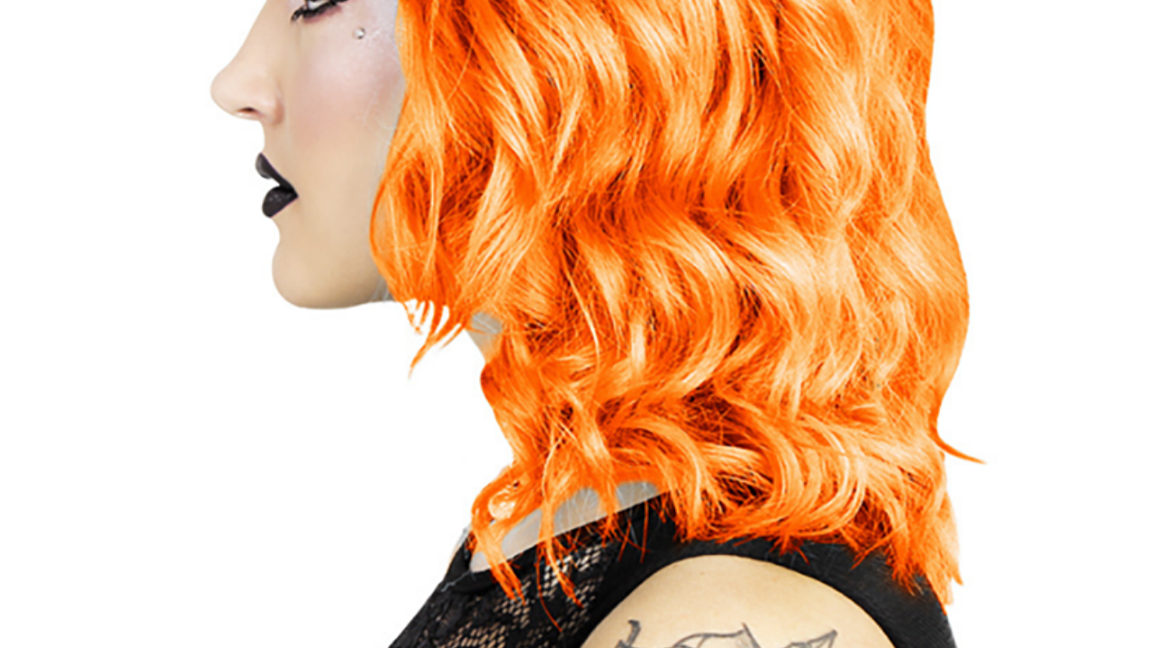 UV-reactive hair colors