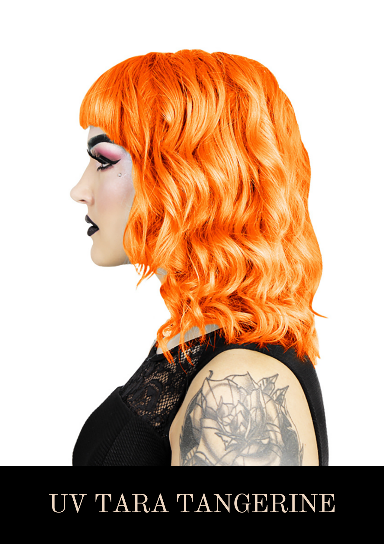 UV-reactive hair colors