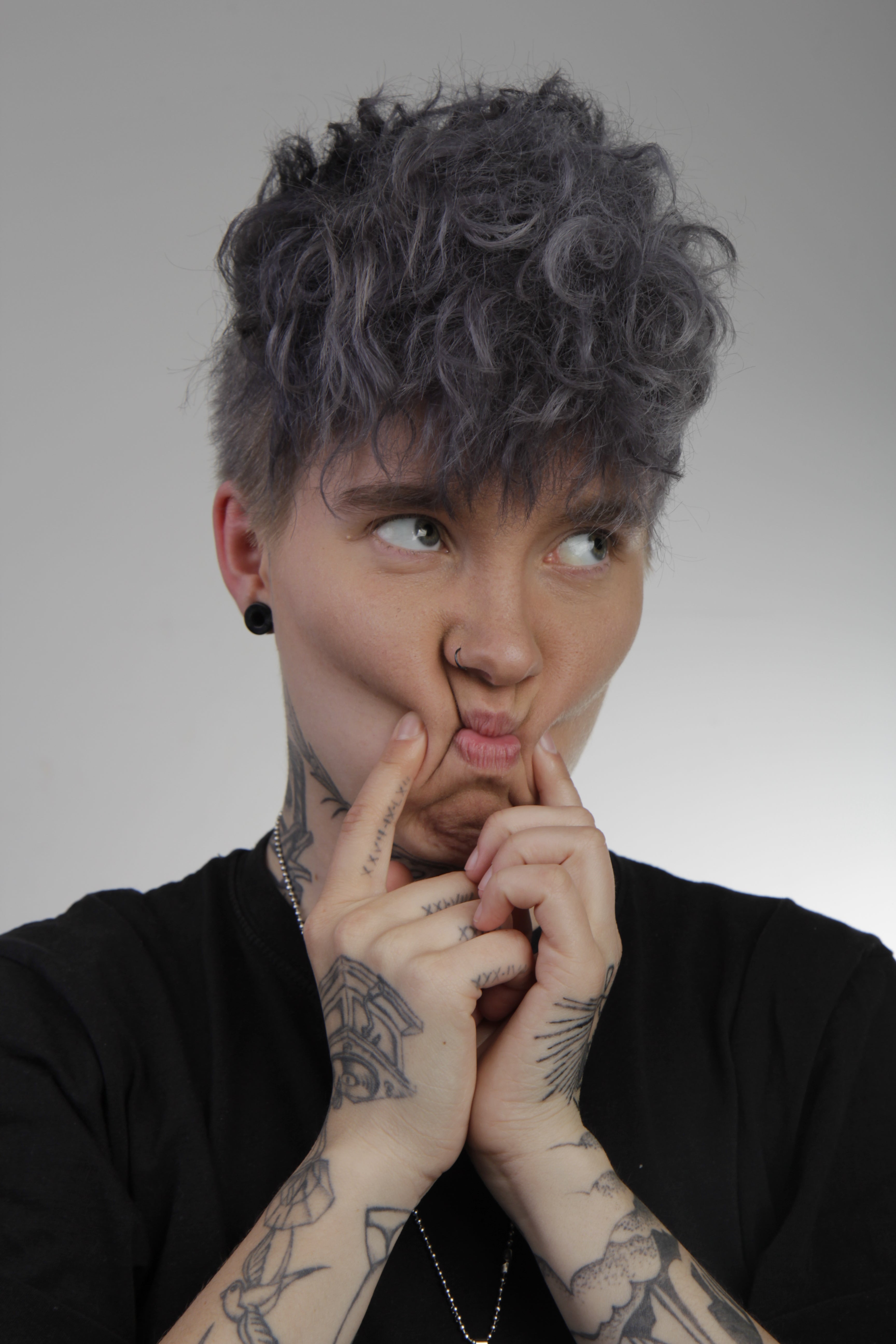 Perfect grey hair color